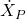 \dot{X}_P