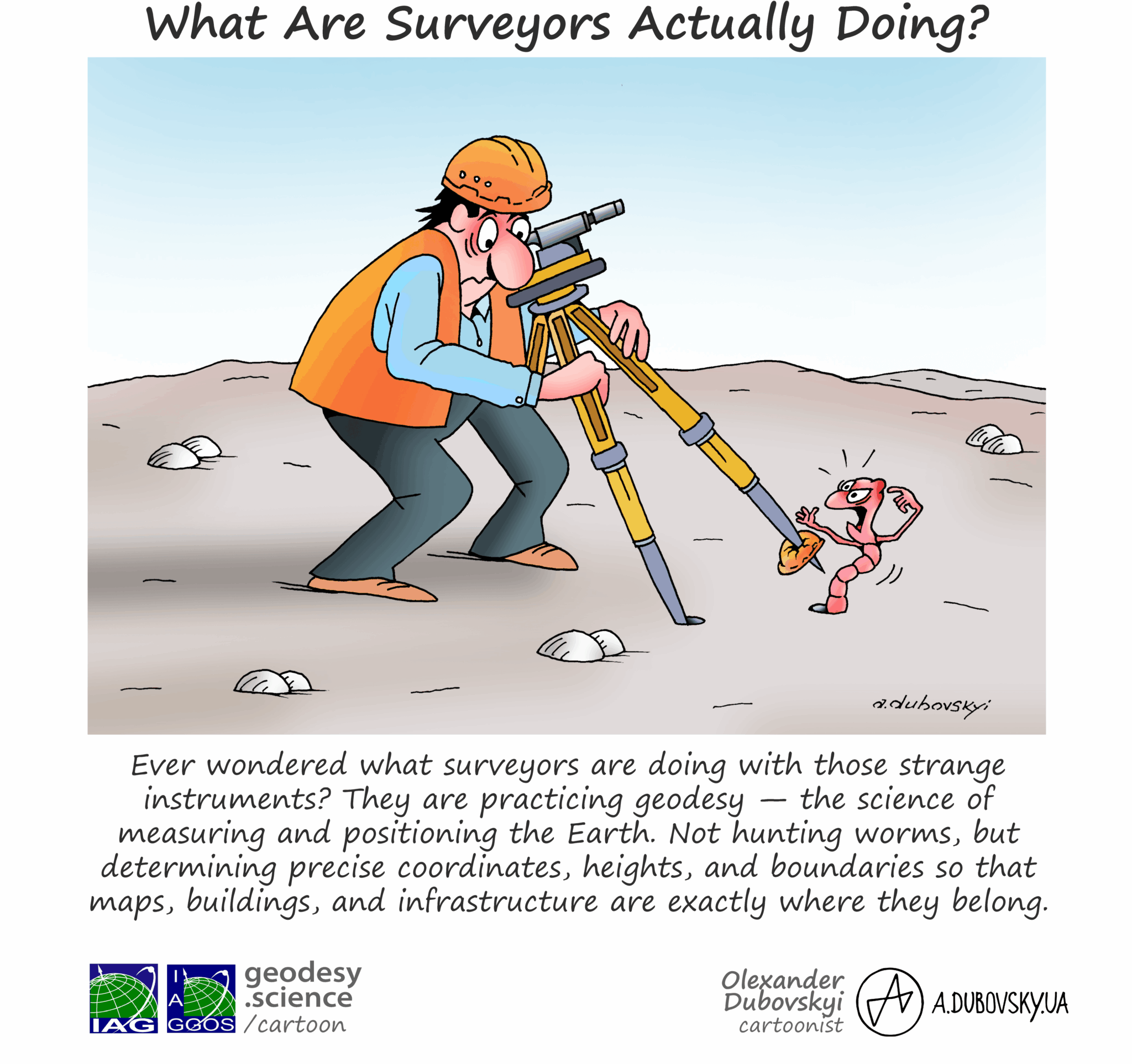 Geodesy Cartoons | Discover Geodesy with a Smile