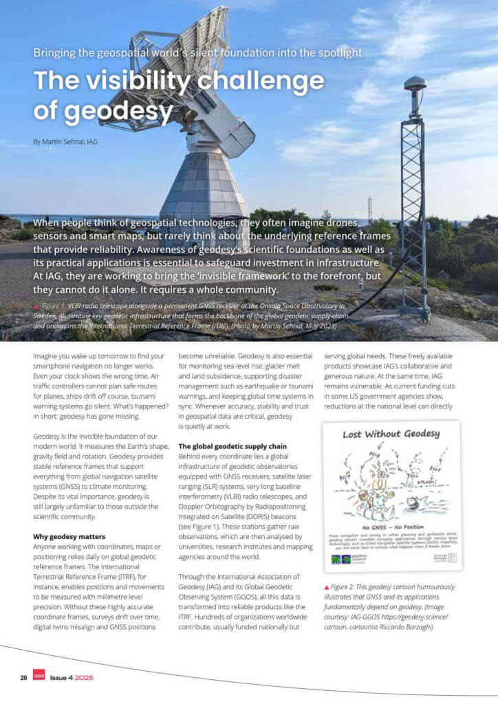 GIM International Article VLBI GNSS Cartoon