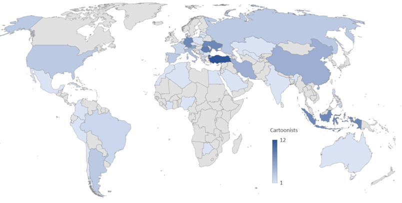 geodesyCartoonCompetition_CartoonistsCountry