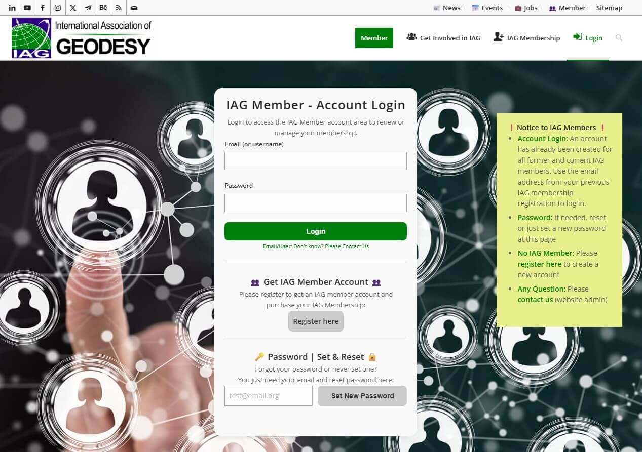 The New IAG Membership Portal