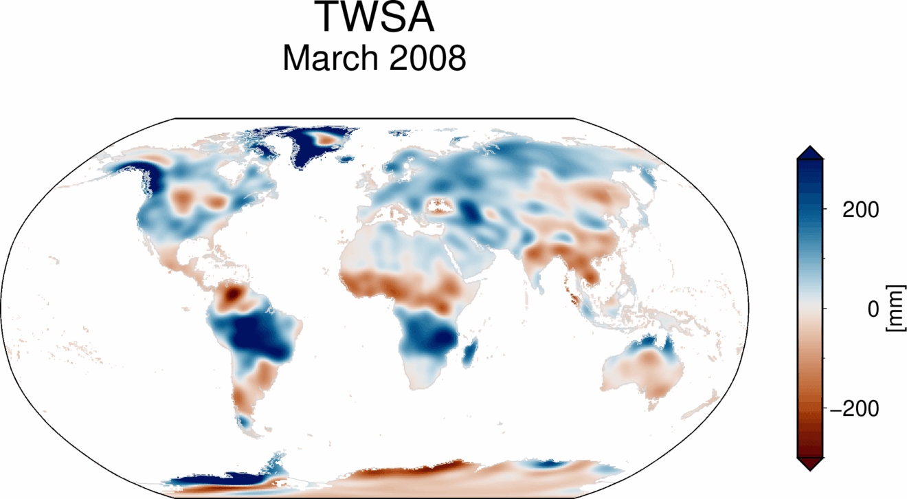 Global Terrestrial Water Storage Anomaly Dataset Now Operationally Available via Copernicus